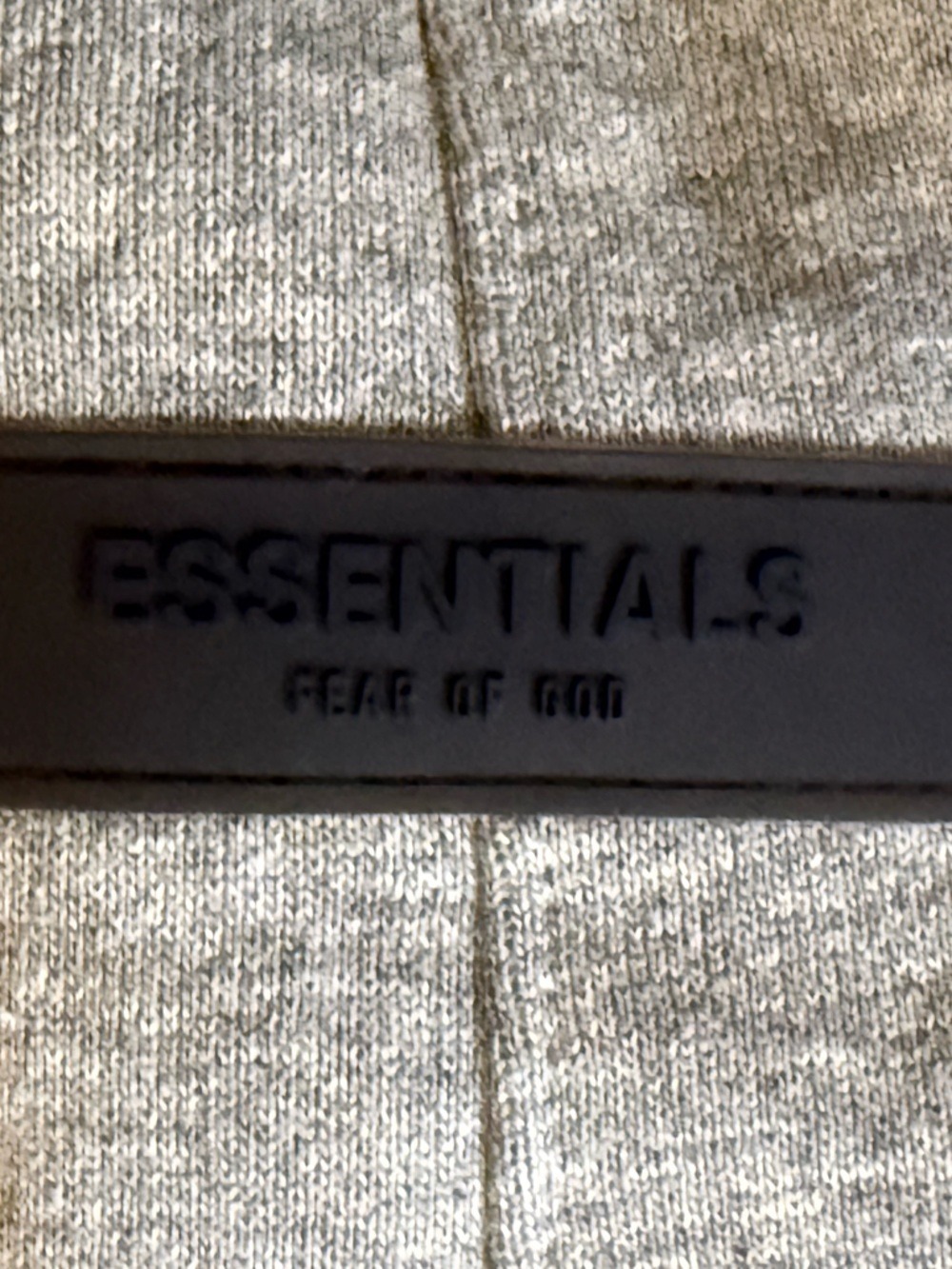 Fear of God Essentials Sweatpants Dark Oatmeal Medium Oversized Fleece Joggers - Picture 7 of 10